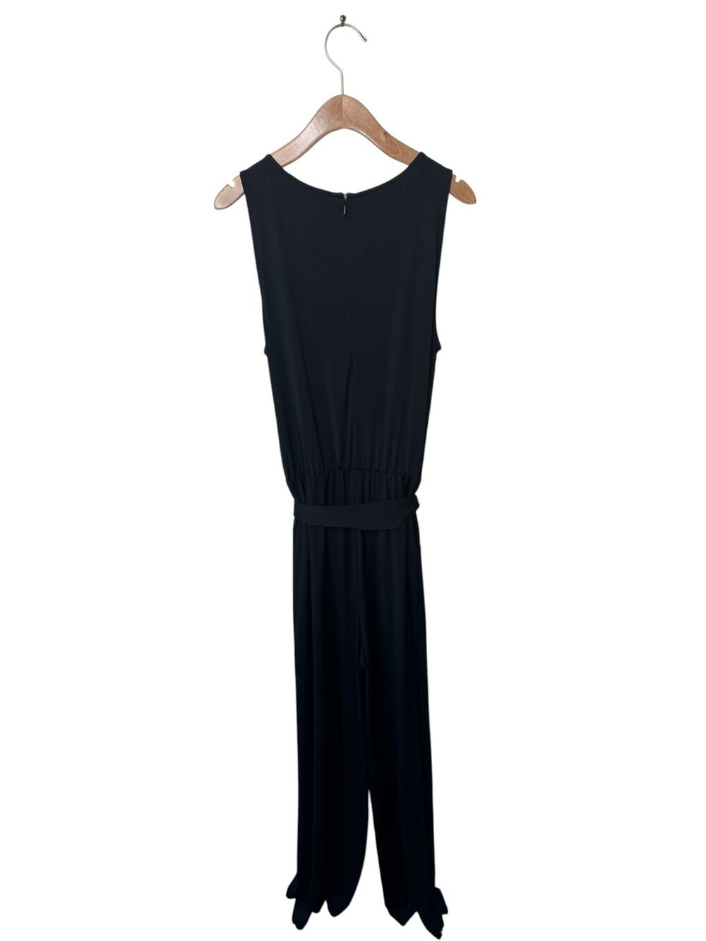 ILSE JACOBSEN Emma 225 Wide Leg Belted Jumpsuits Size Medium Black
